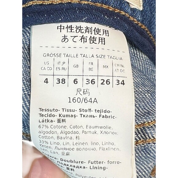 Weekend Max Mara Ecuba Cotton & Linen Bermuda Shorts Pleated Front Coastal 4 - Picture 11 of 13